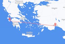 Flights from Zakynthos Island, Greece to Antalya, Turkey