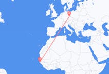 Flyreiser fra Ziguinchor, Senegal til Dresden, Tyskland