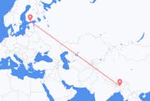 Loty z Guwahati w Indiach do Helsinek w Finlandii