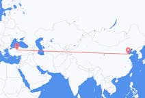 Flyreiser fra Dongying, Kina til Ankara, Tyrkia