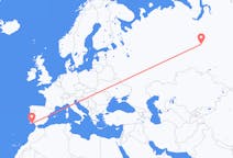 Flights from Surgut, Russia to Faro, Portugal
