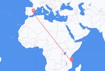 Flyreiser fra Mtwara, Tanzania til Alicante, Spania
