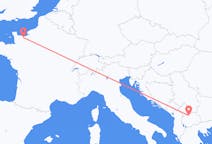 Fly fra Skopje til Caen