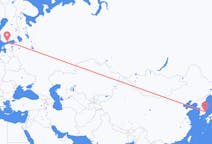 Flyg från Pohang, Sydkorea till Helsingfors, Finland
