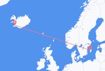 Vols depuis la ville de Reykjavik vers la ville de Visby
