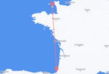 Vluchten van Biarritz naar Saint Helier