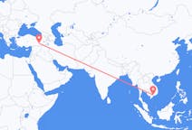 Flyrejser fra Ho Chi Minh-byen, Vietnam til Diyarbakir, Tyrkiet
