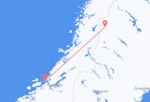 Fly fra Ørland til Hemavan