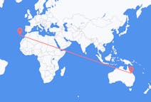 Flyg från Moranbah, Australien till Funchal, Portugal