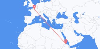 Flyrejser fra Eritrea til Frankrig