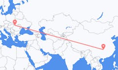 Vluchten van Zhangjiajie, China naar Baia Mare, Roemenië