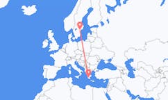 Flights from Kalamata, Greece to Norrköping, Sweden