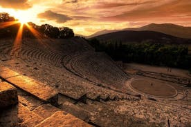 Privat utflykt till antika Olympia - bigård och vingård
