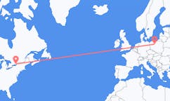 Flyrejser fra Kingston, Canada til Bydgoszcz, Polen