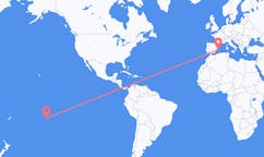 Flights from Tahiti to Ibiza