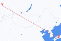 Vols depuis la ville de Tokushima vers la ville de Novossibirsk