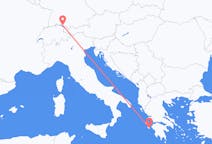 Flyg från Friedrichshafen, Tyskland till Zakynthos Island, Grekland