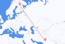 Flights from Jodhpur, India to Kuusamo, Finland
