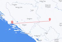Flyrejser fra Kraljevo, Serbien til Dele, Kroatien
