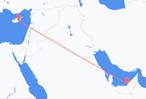 Lennot Abu Dhabista Larnakaan