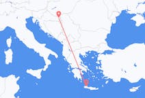 出发地 克罗地亚出发地 奧西耶克目的地 希腊哈尼亚的航班