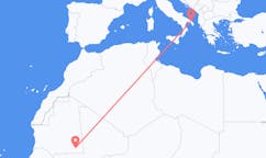 Flyg från Nema, Mauretanien till Brindisi, Italien