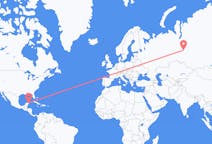 Flights from Cancún, Mexico to Nizhnevartovsk, Russia