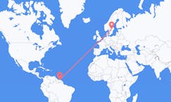 Flights from Paramaribo, Suriname to Örebro, Sweden