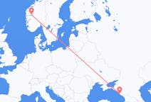 Flights from Sogndal, Norway to Sochi, Russia