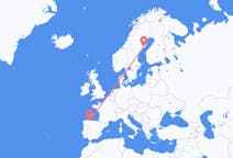 Flights from Asturias, Spain to Umeå, Sweden