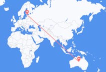 Flyreiser fra Alice Springs, Australia, til Tallinn, Australia