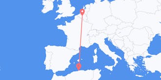 Flights from Algeria to Belgium