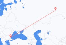 Flights from Tyumen, Russia to Burgas, Bulgaria