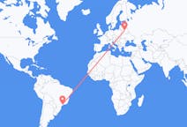 Flights from São Paulo, Brazil to Minsk, Belarus