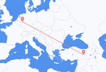 Flyreiser fra Elazığ, Tyrkia til Köln, Tyskland