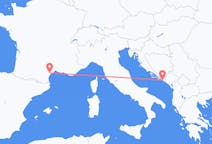 Flyrejser fra Dubrovnik, Kroatien til Aspiran, Frankrig