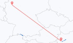 Flyrejser fra Heviz, Ungarn til Dortmund, Tyskland