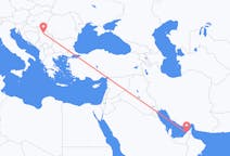 Flyrejser fra Dubai, De Forenede Arabiske Emirater til Beograd, Serbien
