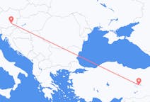 เที่ยวบิน จาก เอลาซิก, ตุรกี ไปยัง กราซ, ออสเตรีย