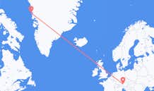 Flyrejser fra Upernavik til Salzburg