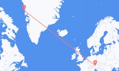 Flyreiser fra Upernavik, til Salzburg