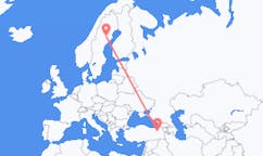 Flyg från Lycksele, Sverige till Erzurum, Turkiet