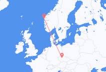 Flights from Florø to Prague