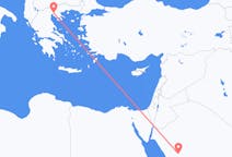出发地 沙特阿拉伯欧拉目的地 希腊塞萨洛尼基的航班