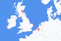 Flyg från Edinburgh, Skottland till Brysselregionen, Belgien