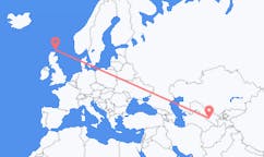 Flyrejser fra Bukhara, Usbekistan til Kirkwall, Skotland
