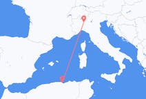 Flyg från Béjaïa, Algeriet till Milano, Italien
