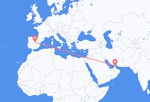 Loty z Ras al-Chajma, Zjednoczone Emiraty Arabskie z Madryt, Hiszpania