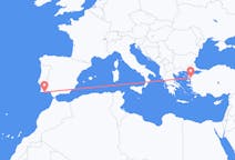 出发地 葡萄牙从法鲁区出发目的地 土耳其埃德雷米特的航班