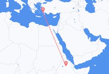 Flyreiser fra Lalibela, Etiopia til Kos, Hellas